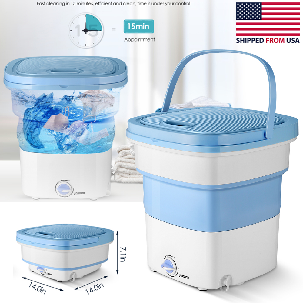 Portable Foldable Washing Machine 300W High Power With Larger Washing